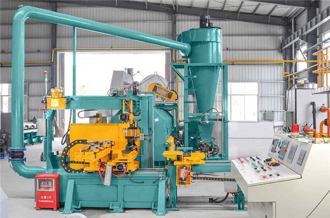 Single rod hot sawing furnace